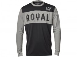 APEX-Jersey-LS GREY-BLACK